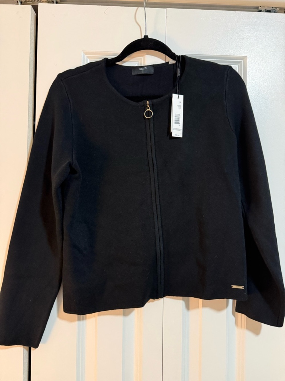 Black Women's Zip-Front Jacket